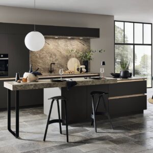 Nolte Designküche Graphit matt