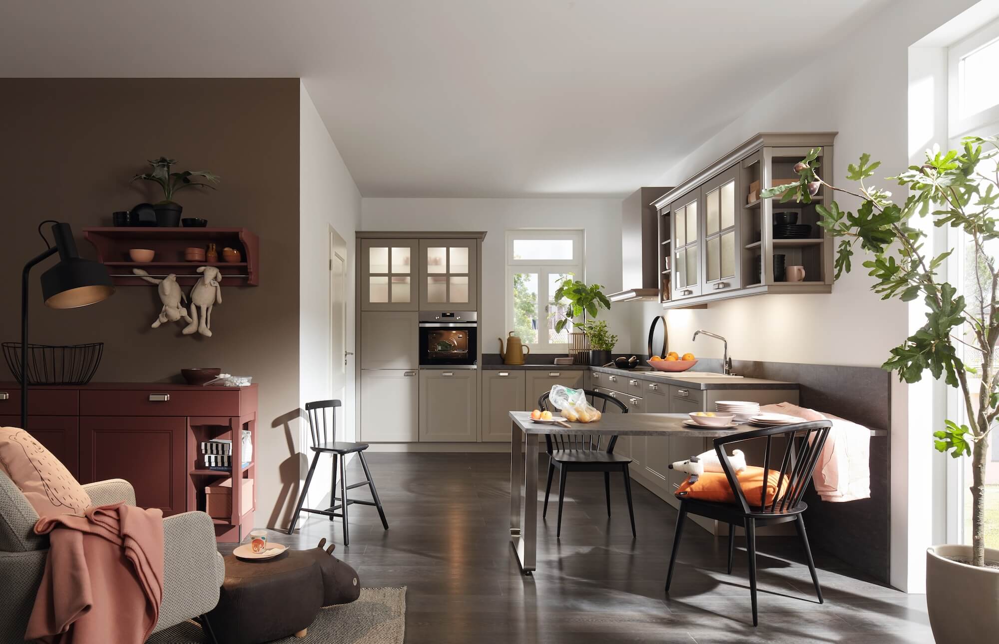 Nolte Landhausküche Lava matt