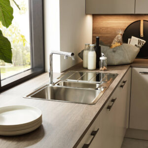 Nolte moderne U-Kueche Sand Eiche