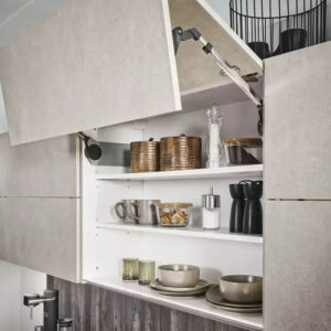 Pino Designkueche Beton Sand Oberschraenke