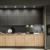 Pino moderne Kuechenzeile Grafit matt